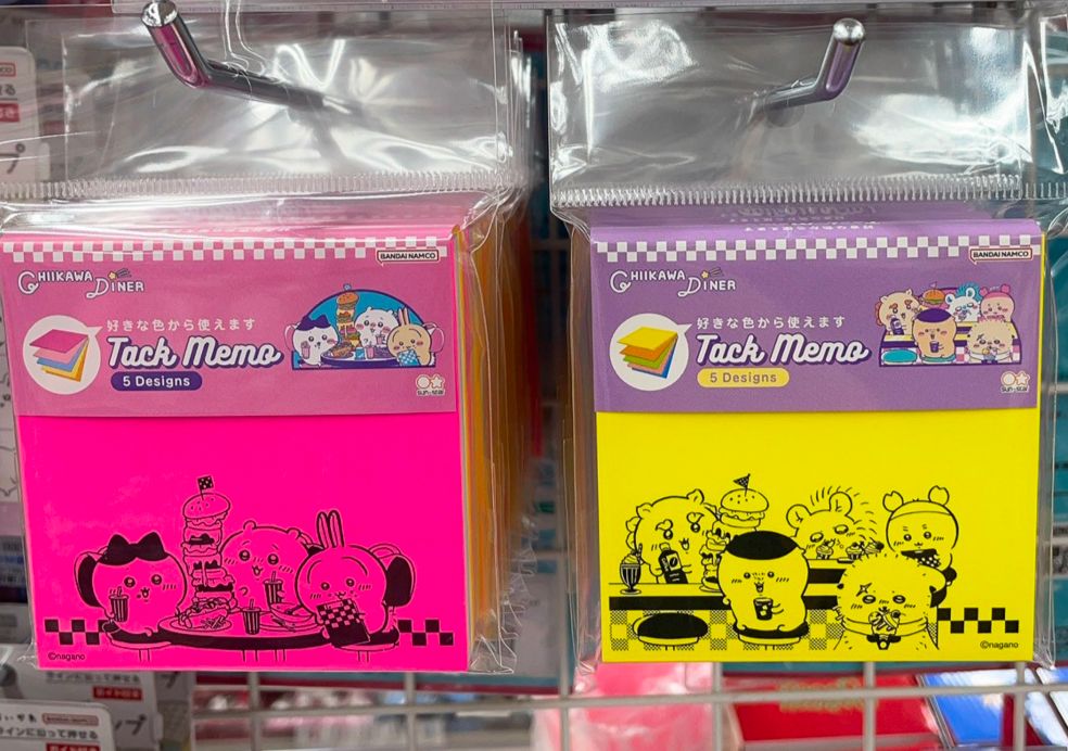 Chiikawa Diner 螢光色Memo Pad