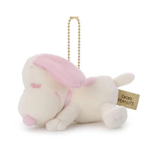 Cocoa x Snoopy 瞓覺公仔掛飾 粉紅色
