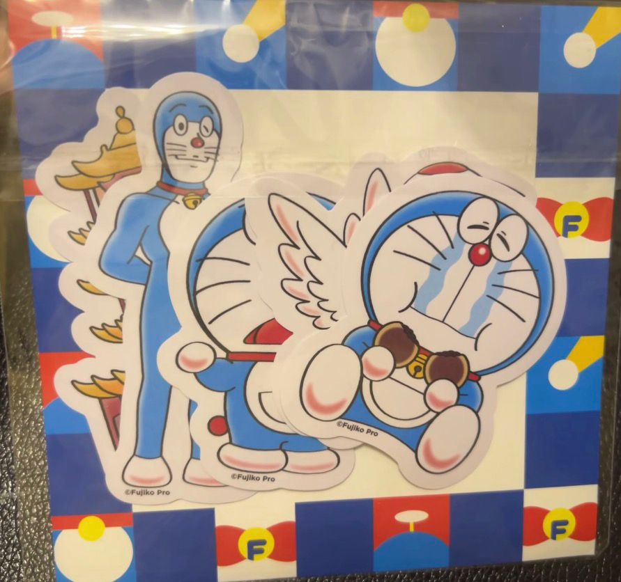 100%多啦A夢&Friends巡迴特展武漢商品-貼紙包