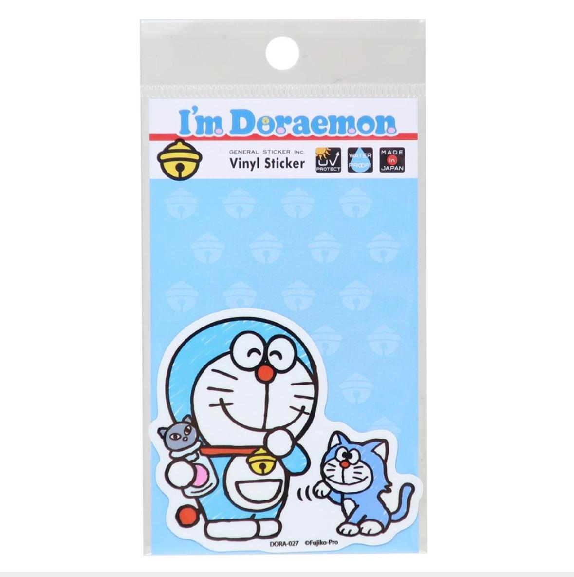 多啦A夢 Vinyl Sticker 防水/防UV 來來貓&多啦