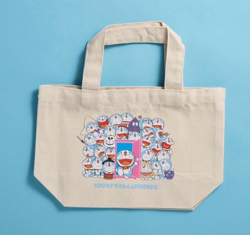 100%多啦A夢&Friends巡迴特展 日本站限定 細Tote Bag