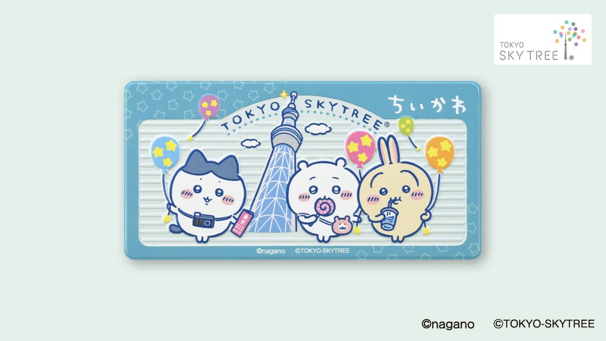 Chiikawa Skytree 當地限定磁石貼