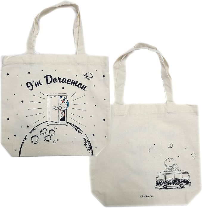 I'm Doraemon 多啦A夢 星空月球帆布手提袋