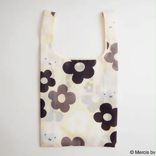 Miffy Big Flower 環保袋 白色