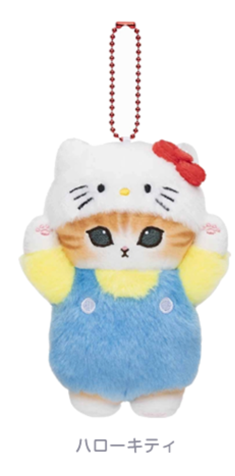 Mofusand x Sanrio 公仔掛飾