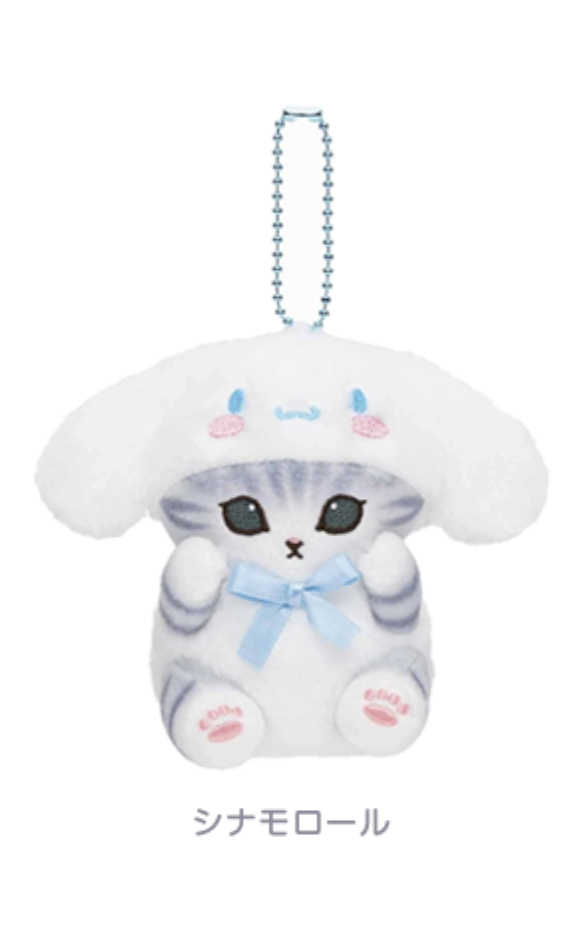 Mofusand x Sanrio 公仔掛飾