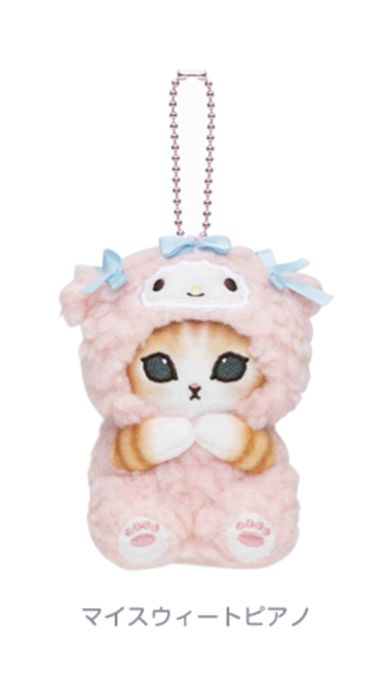 Mofusand x Sanrio 公仔掛飾