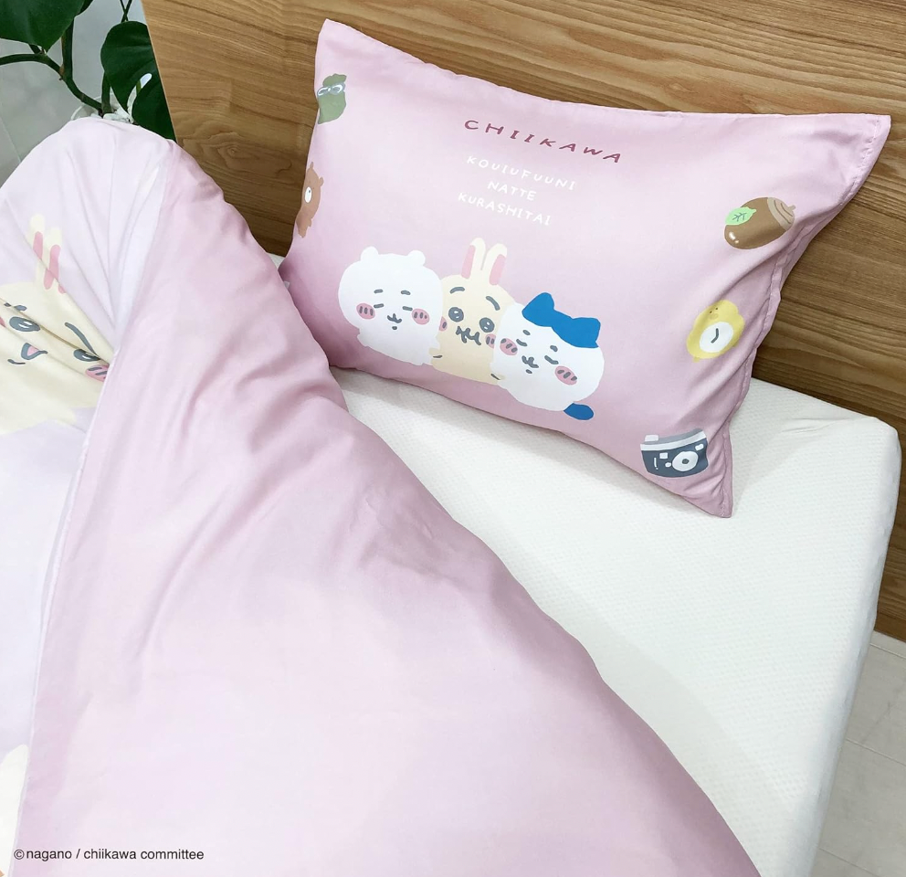 MORIPiLO x Chiikawa 150x210cm 床品 (被套&枕頭套)