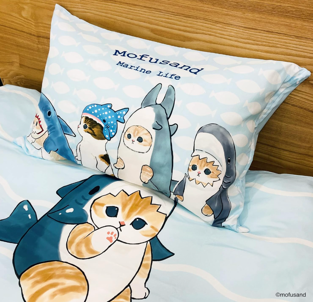 MORIPiLO x Mofusand 150x210cm 床品 (被套&枕頭套)
