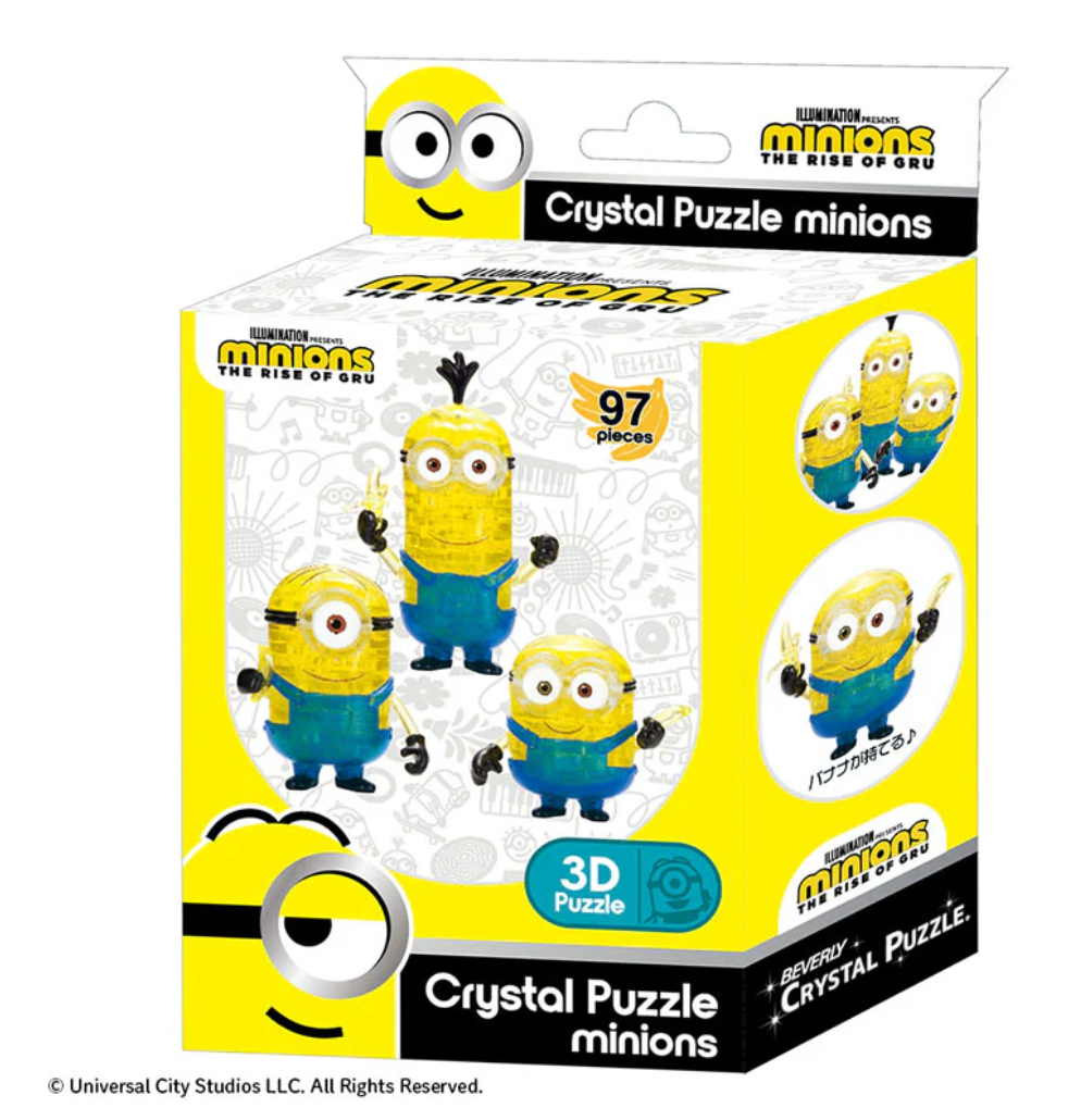 Crystal Puzzle Minions水晶立體拼圖