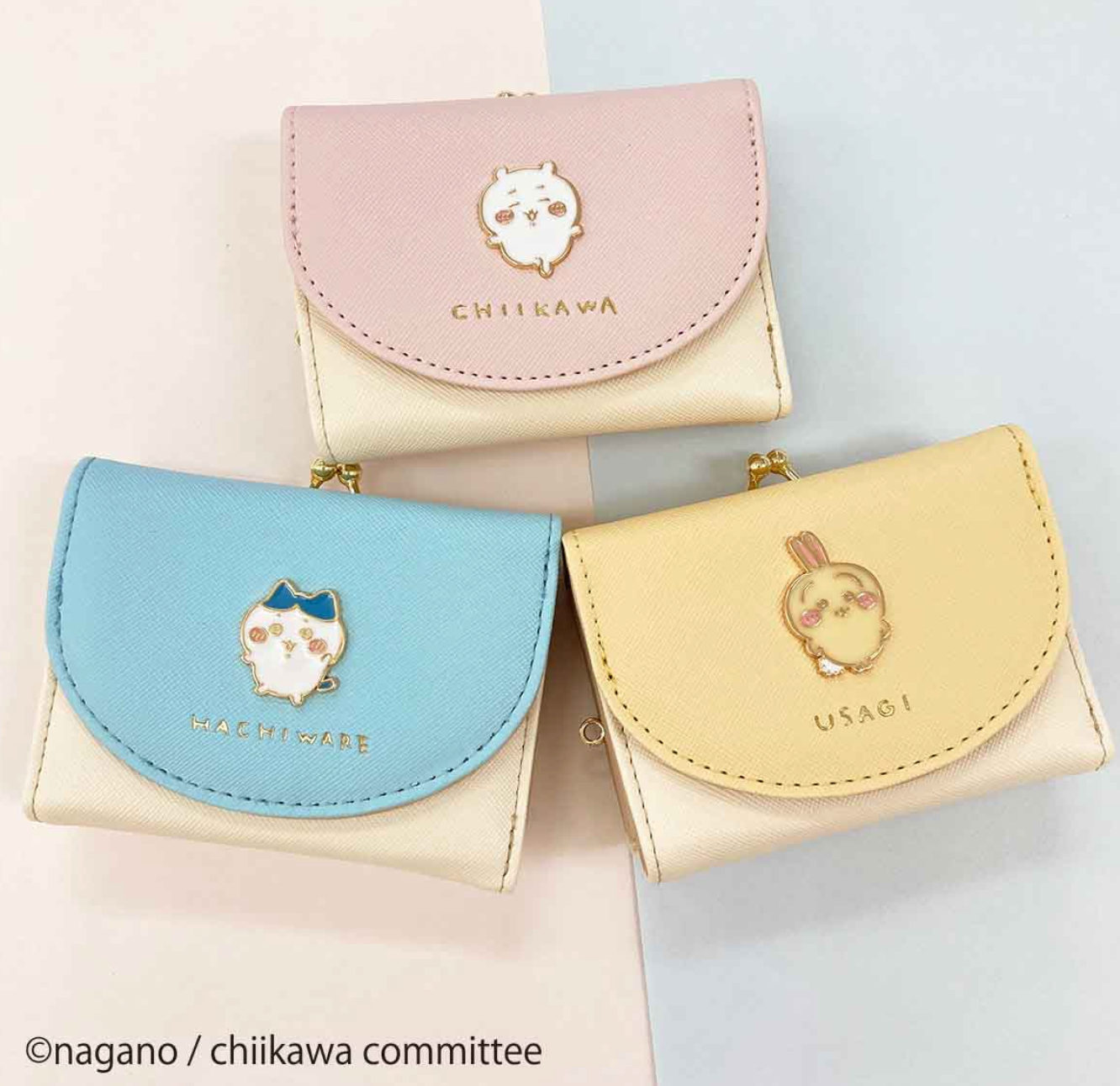 Chiikawa 皮革三摺銀包 (單人)