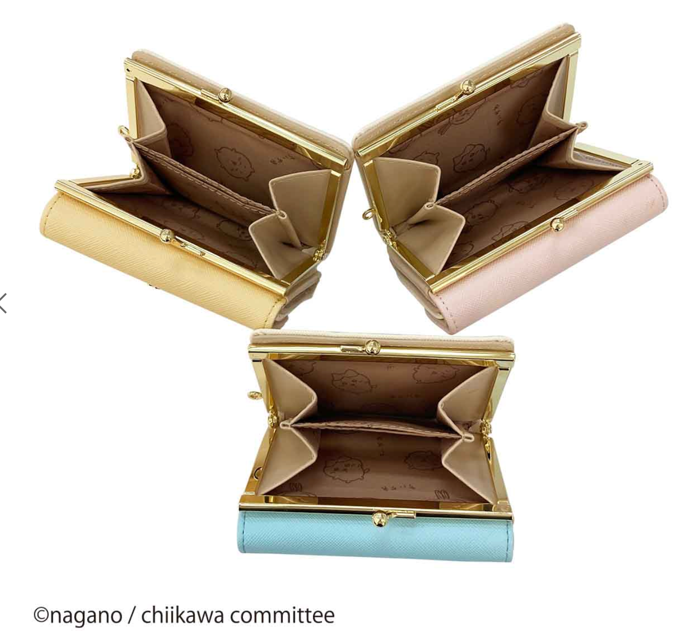 Chiikawa 皮革三摺銀包 (單人)