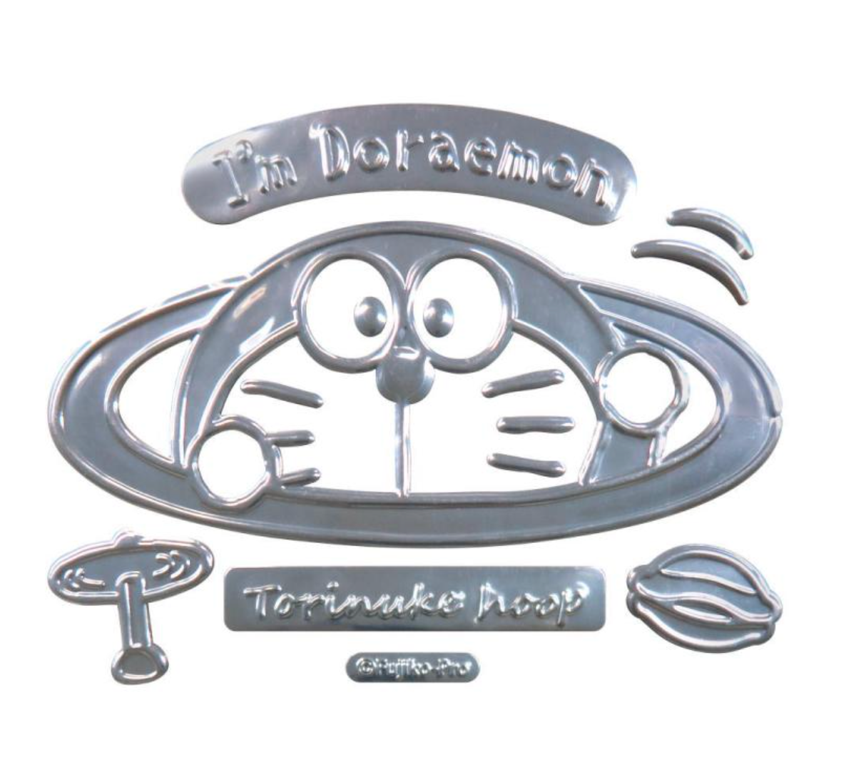 Emblem sticker I am Doraemon 多啦A夢車貼
