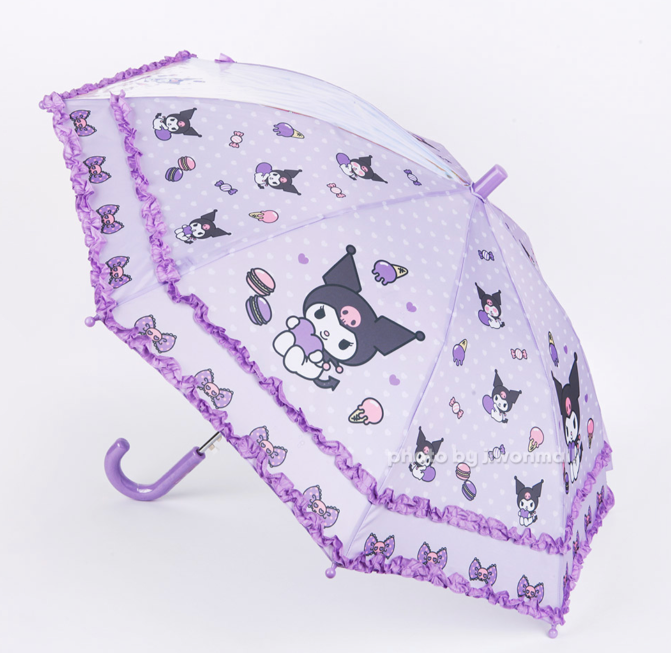 Sanrio Kuromi 甜品 47cm長遮/雨傘