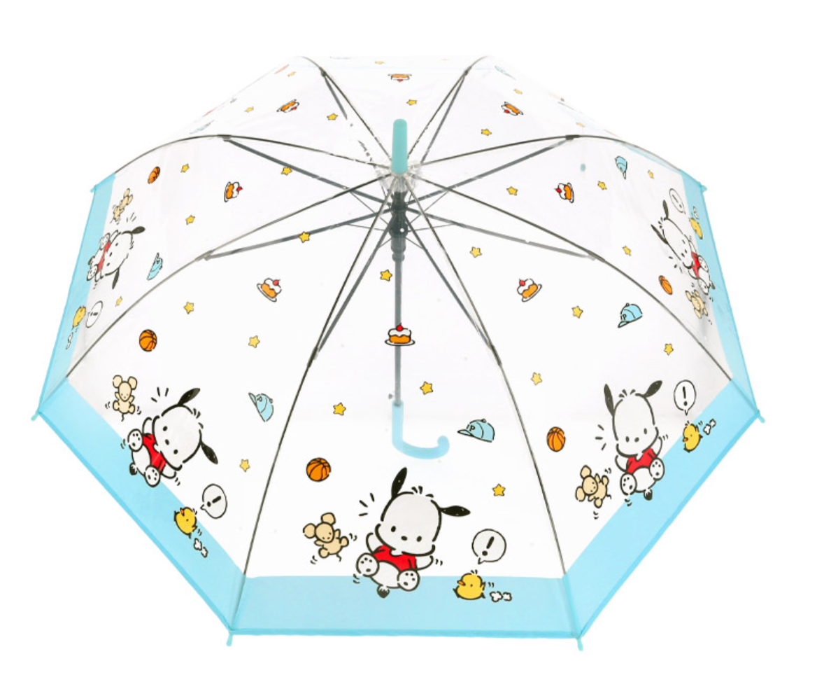 Sanrio PC狗 透明 60cm 長遮/雨傘