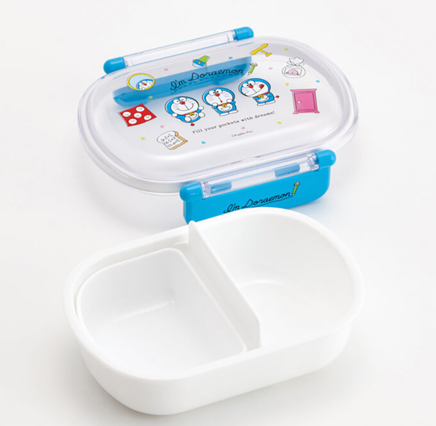 Skater 多啦A夢380ml秘密道具 橢圓形食物盒/飯盒