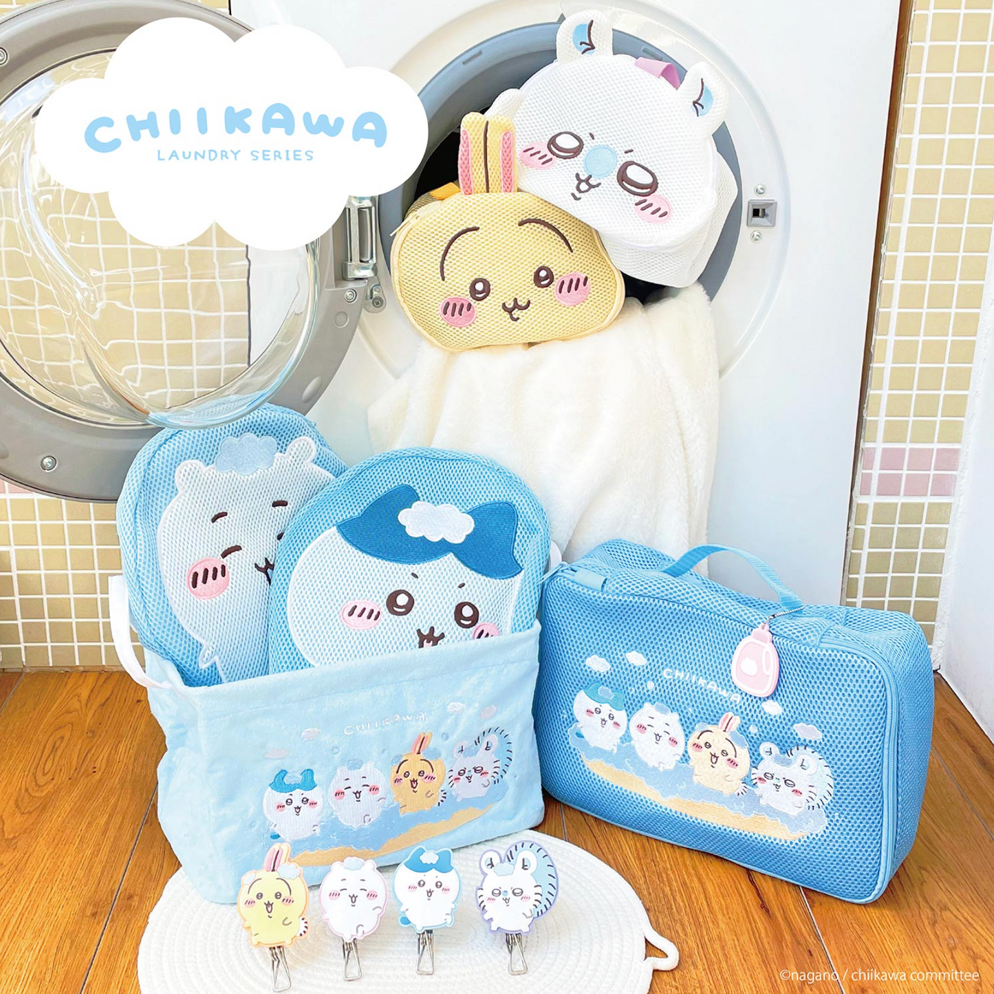 Chiikawa Laundry Series 折疊洗衣籃/收納箱
