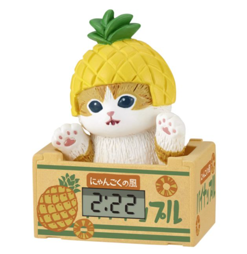 Mofusand 水果貓貓時鐘扭蛋 (全套4款)