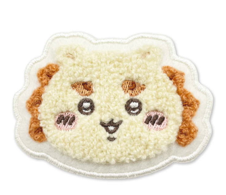 Chiikawa 毛毛刺繡襟章/扣針