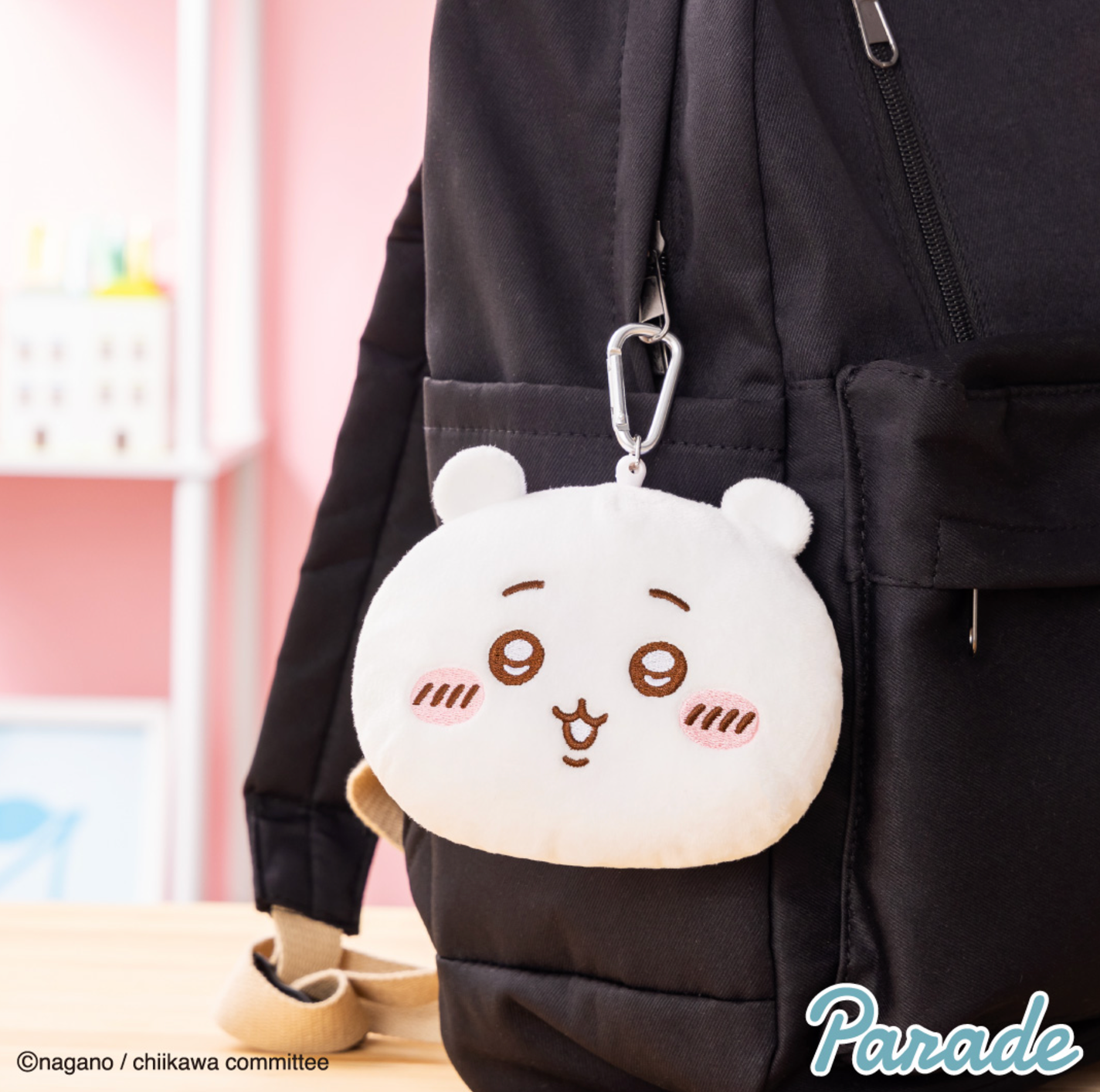 Chiikawa 景品大頭公仔伸縮卡套散銀包