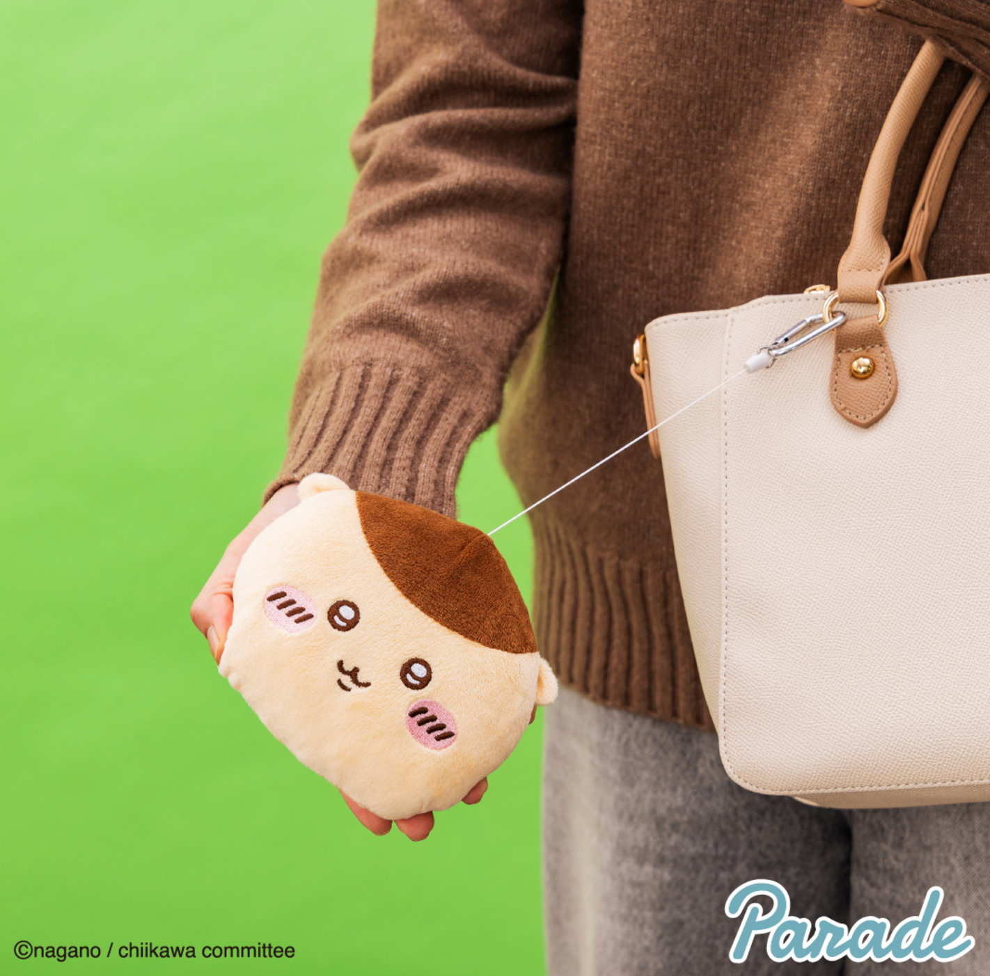 Chiikawa 景品大頭公仔伸縮卡套散銀包