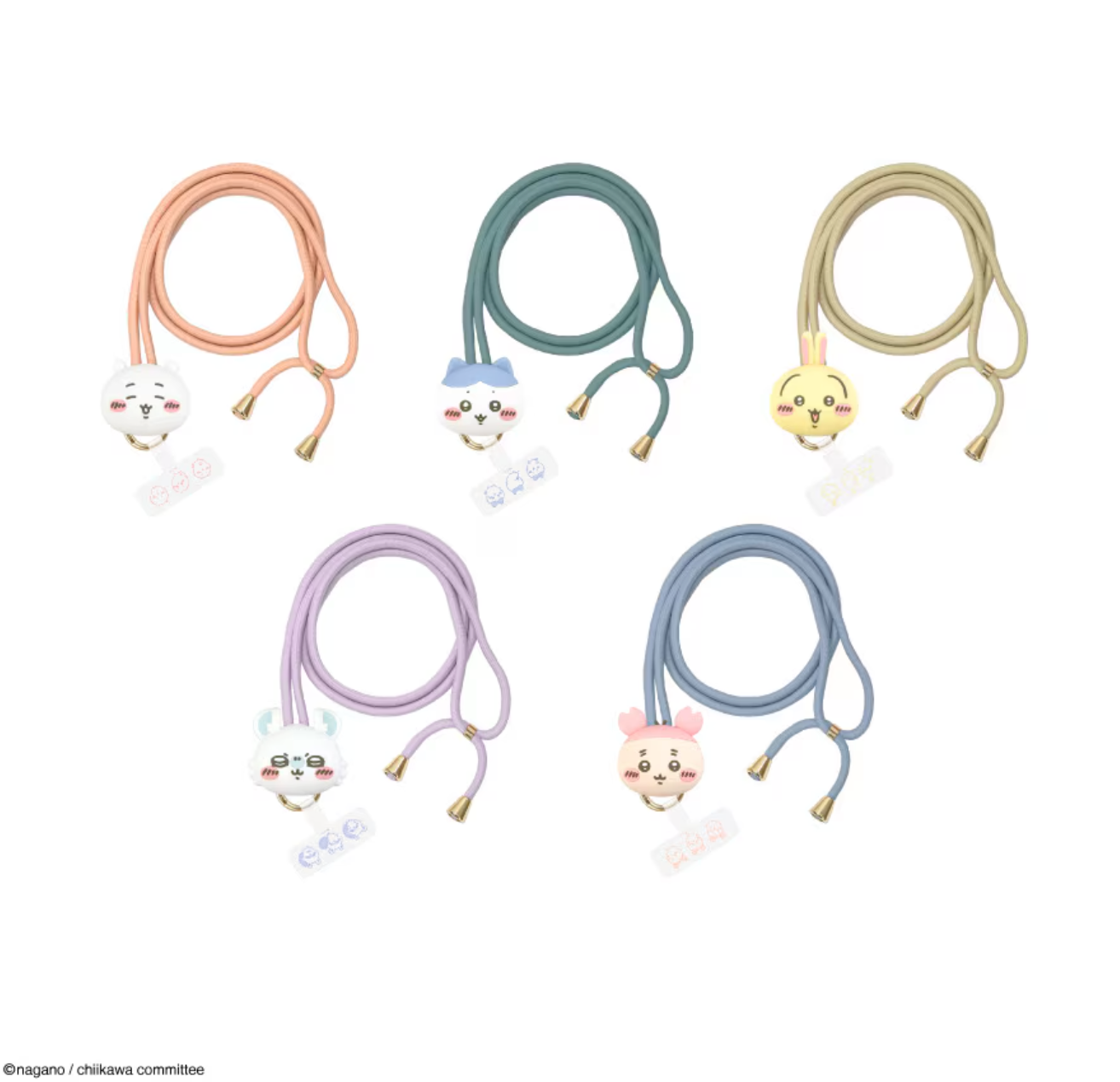 Chiikawa Multi Ring Plus 大頭公仔手機掛繩