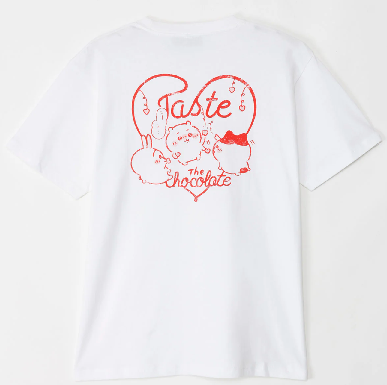 Chiikawa Chocolate 心心 三主白色T-shirt