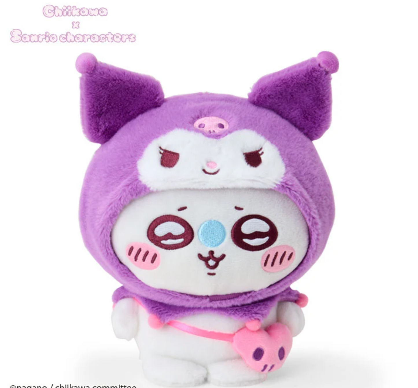 (14-21日到貨)Chiikawa x Sanrio 限定公仔(飛鼠 x Kuromi)
