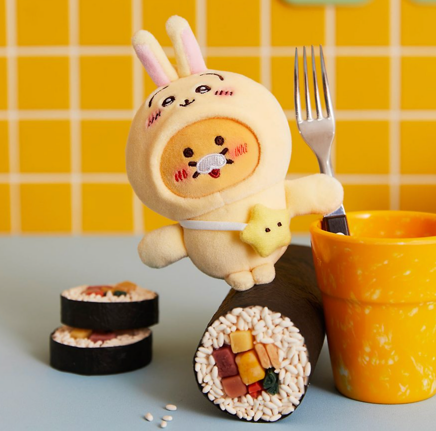 Kakao Friends x Chiikawa 手牽手磁石公仔鎖匙扣