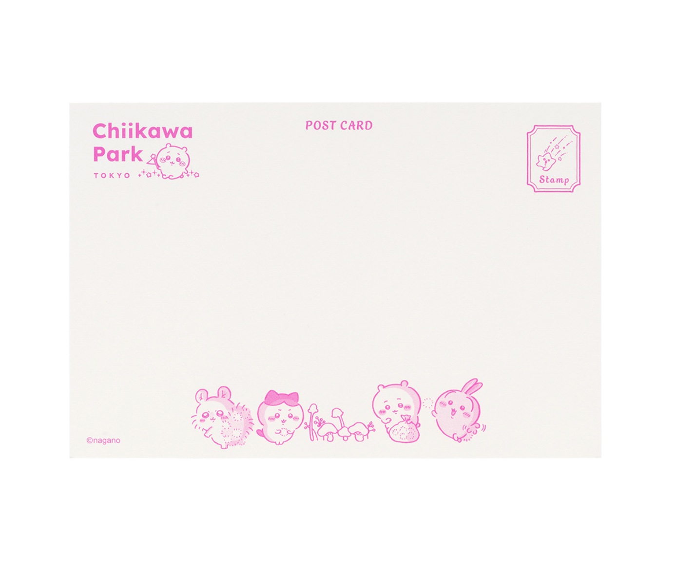 (9月底到貨)Chiikawa Park Postcard 暗之森