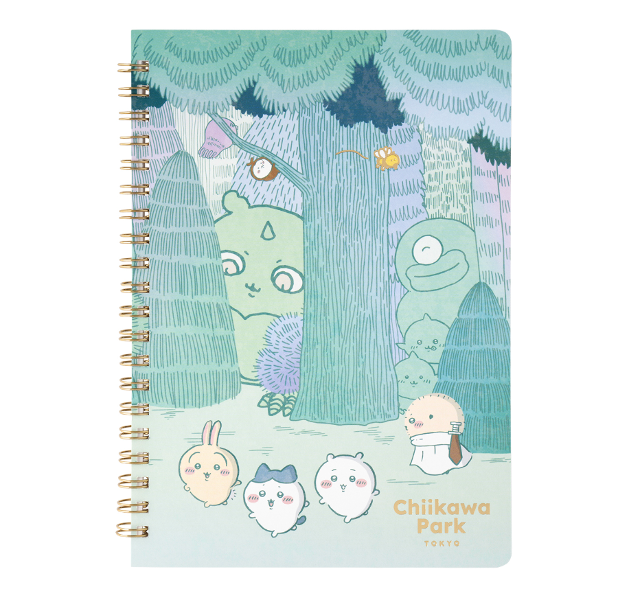 (9月底到貨)Chiikawa Park Notebook 筆記簿 昼之森