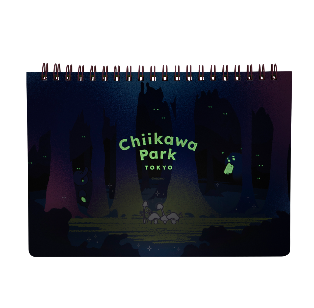 (9月底到貨)Chiikawa Park Notebook 筆記簿 暗之森