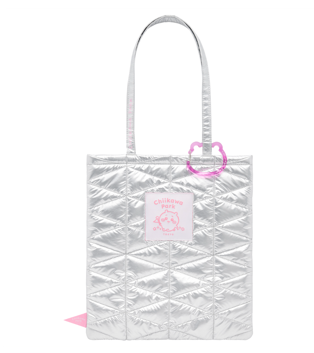 Chiikawa Park 絎縫手提袋Tote Bag 銀色