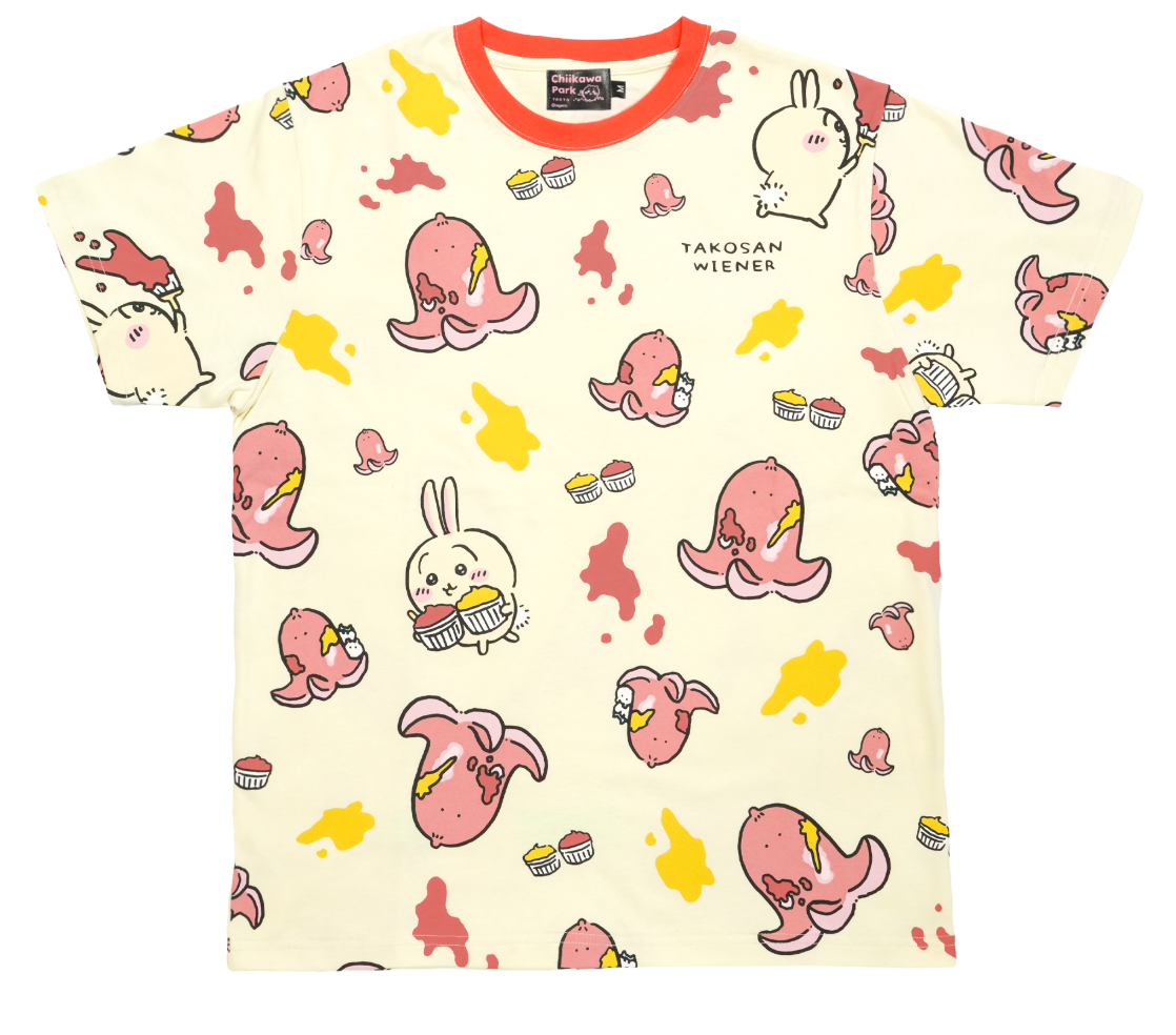 (9月底到貨)Chiikawa Park 短衫印花T-shirt 兔兔