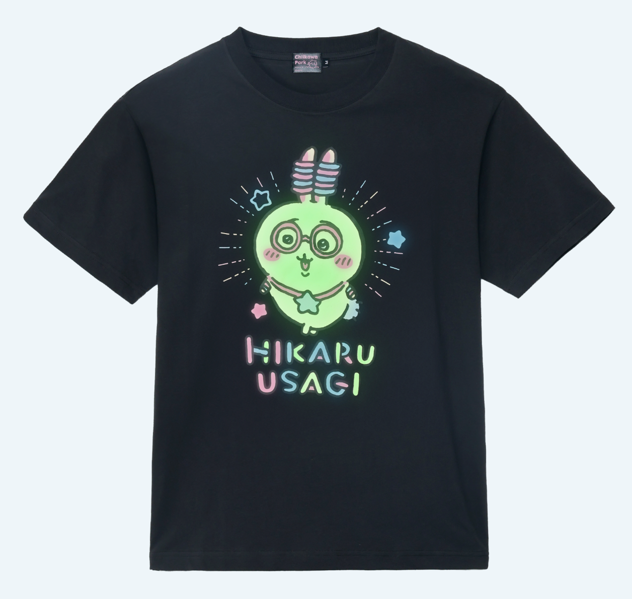 (9月底到貨)Chiikawa Park 短衫夜光T-shirt 螢光棒兔兔