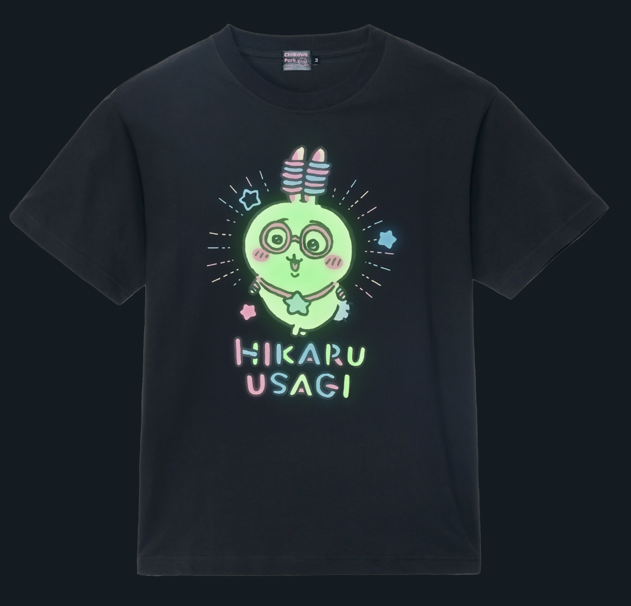 (9月底到貨)Chiikawa Park 短衫夜光T-shirt 螢光棒兔兔