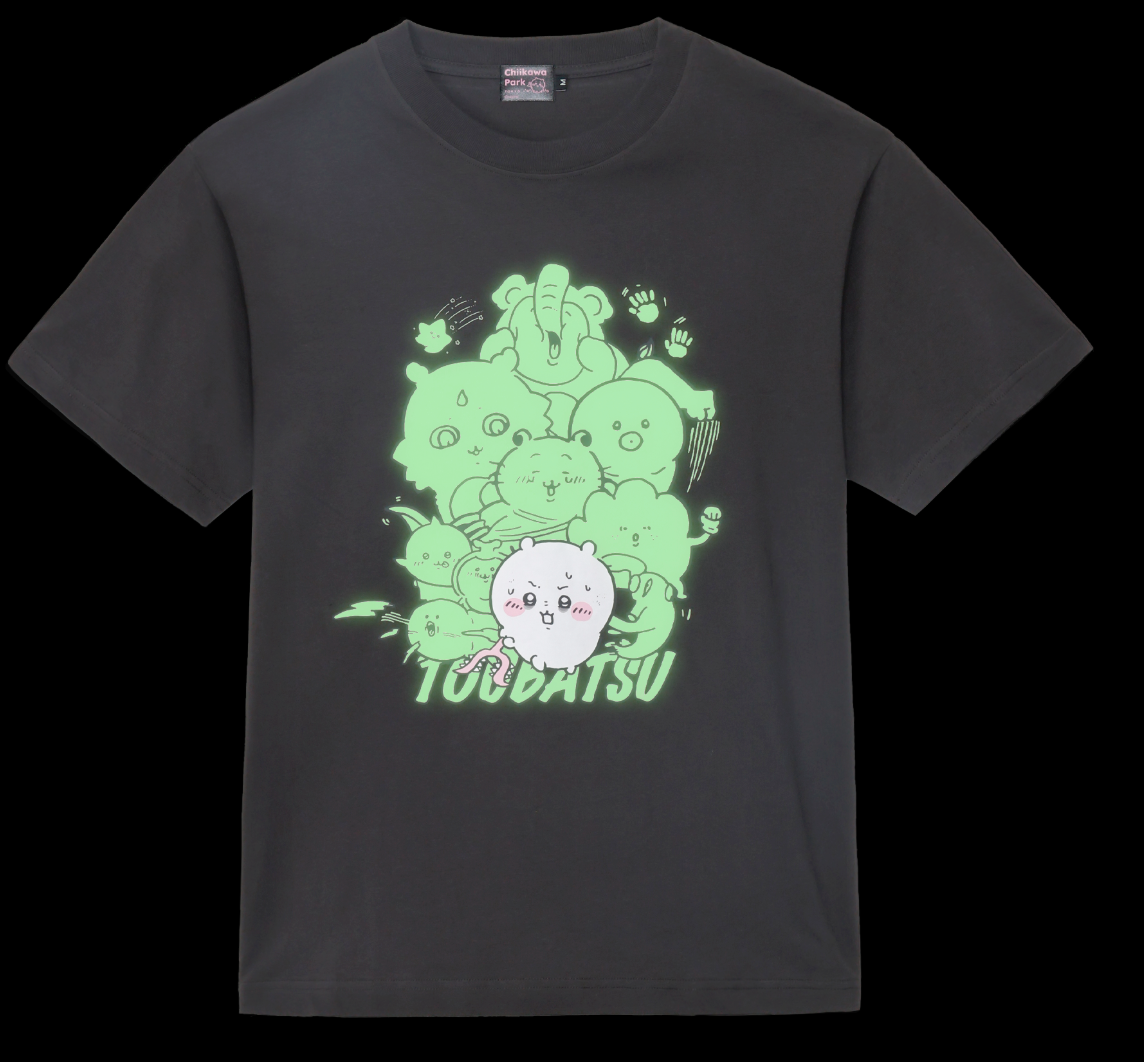 (9月底到貨)Chiikawa Park 短衫夜光T-shirt 討伐