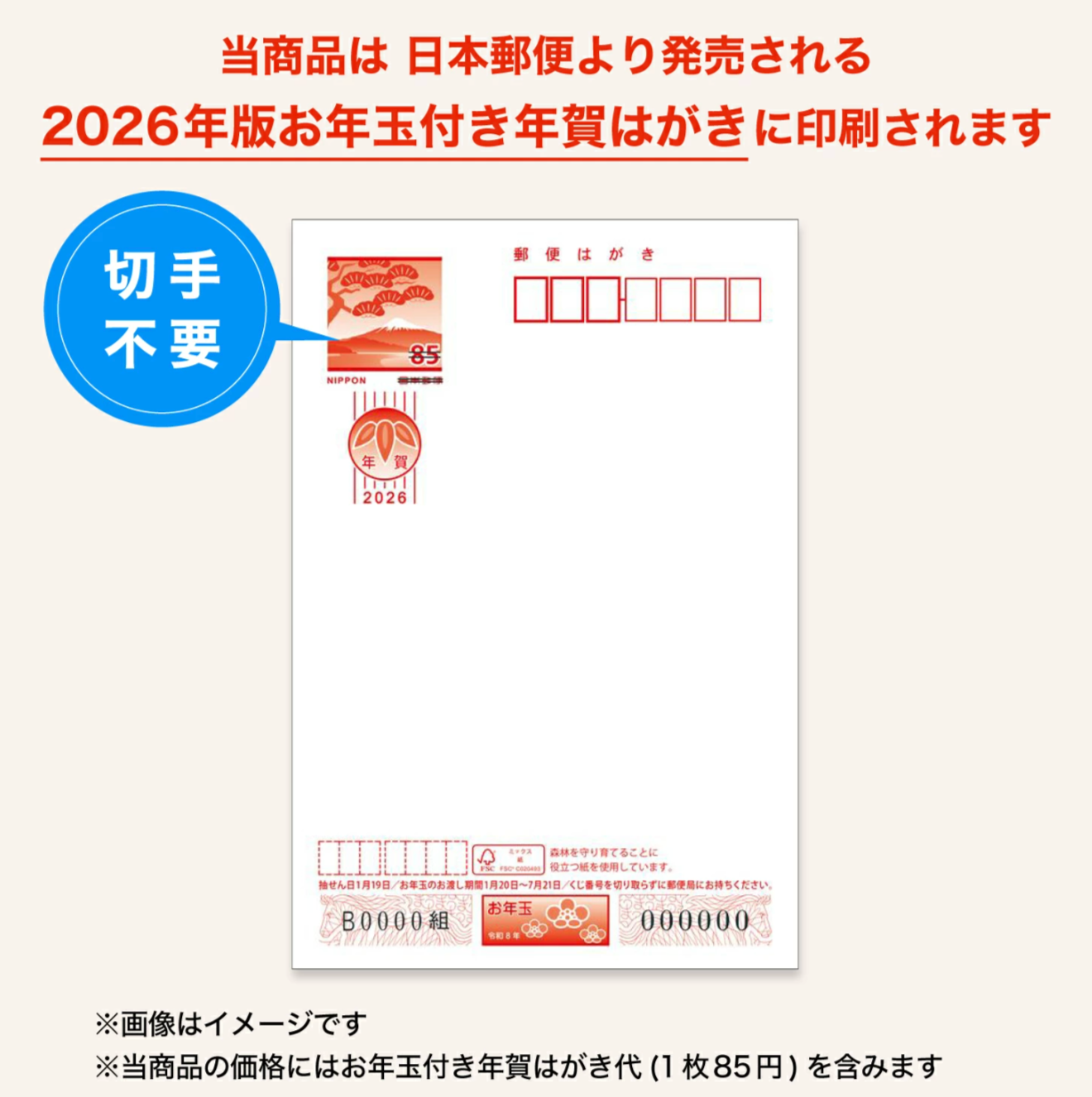 2026 多啦A夢馬年年賀卡明信片