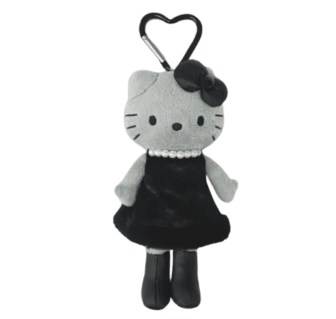 (現貨)Hello Kitty 復刻版長腿公仔掛飾 全黑黑裙