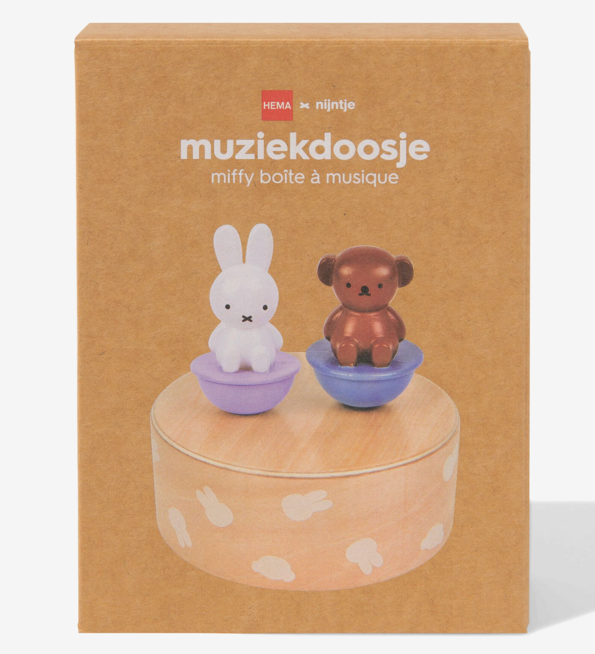 Miffy 荷蘭Hema限定 Miffy & Boris 木製旋轉音樂盒
