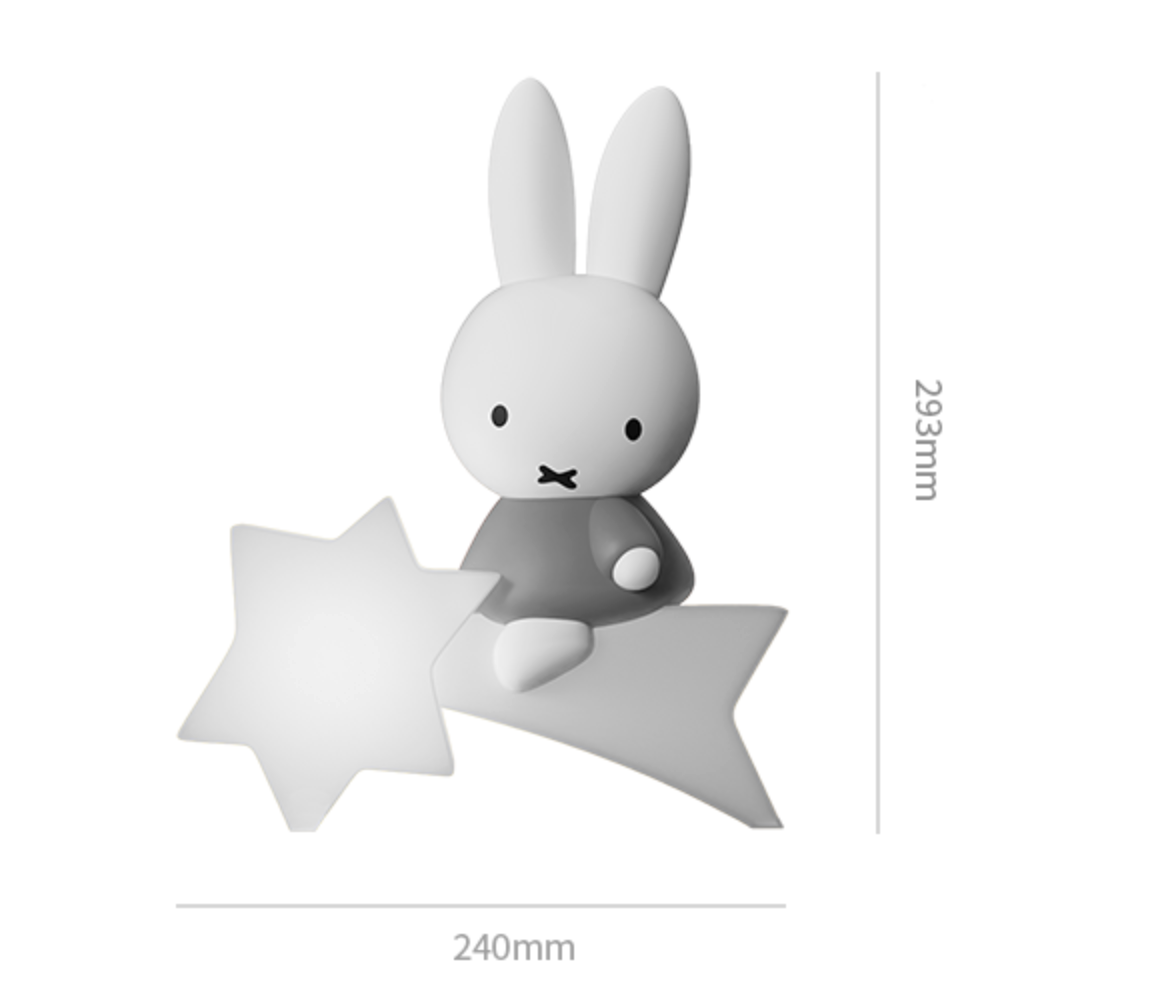 Miffy 韓國限定 坐流星語音感應小夜燈兼錢罌