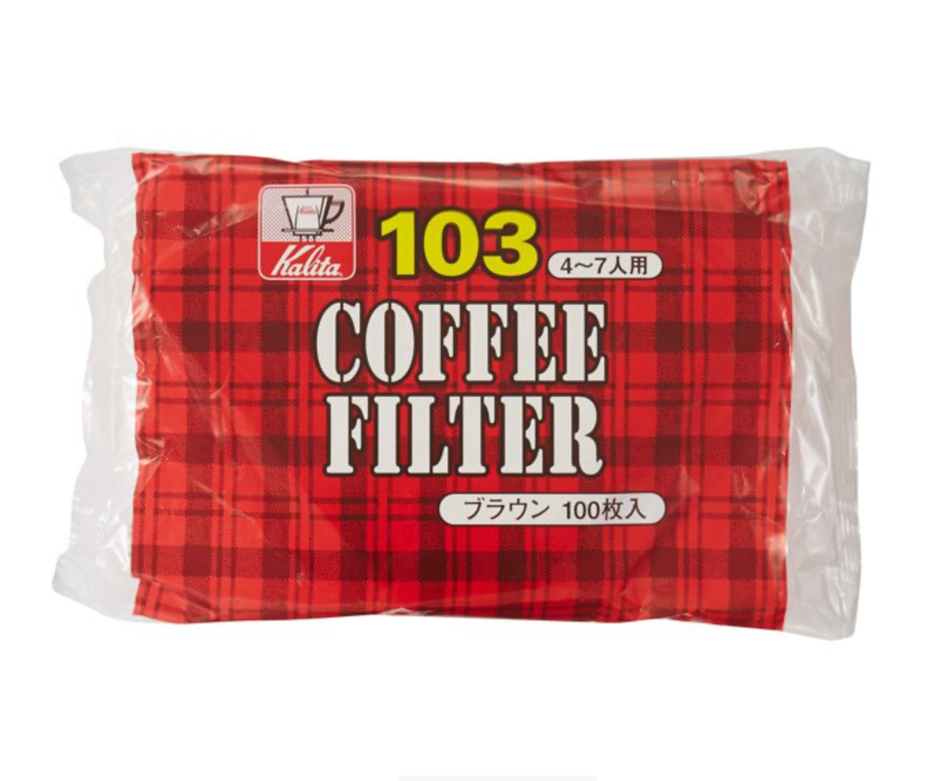 Kalita 咖啡濾紙 咖啡色 (100枚入) NK103
