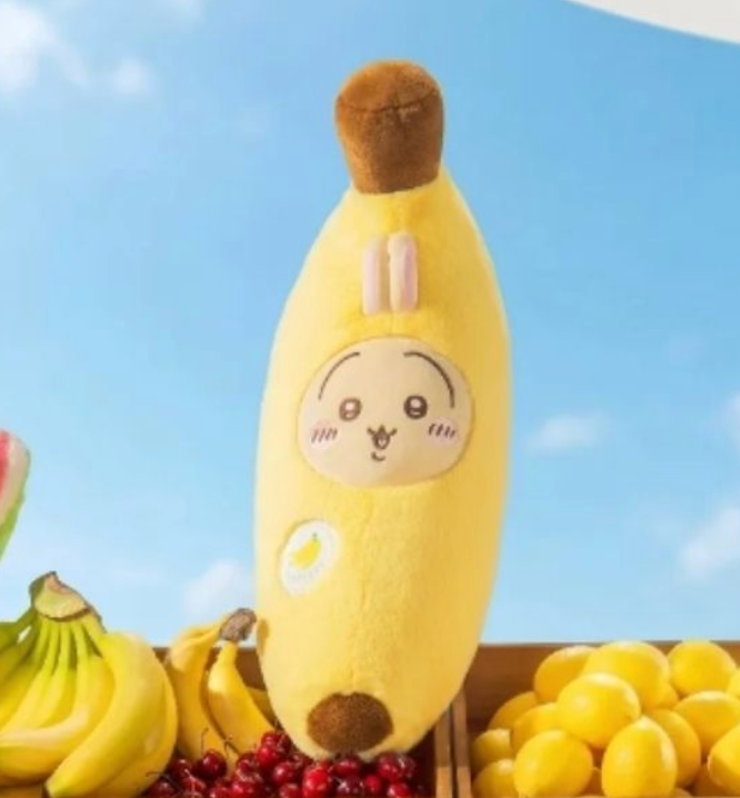 Miniso x Chiikawa 大香蕉兔公仔