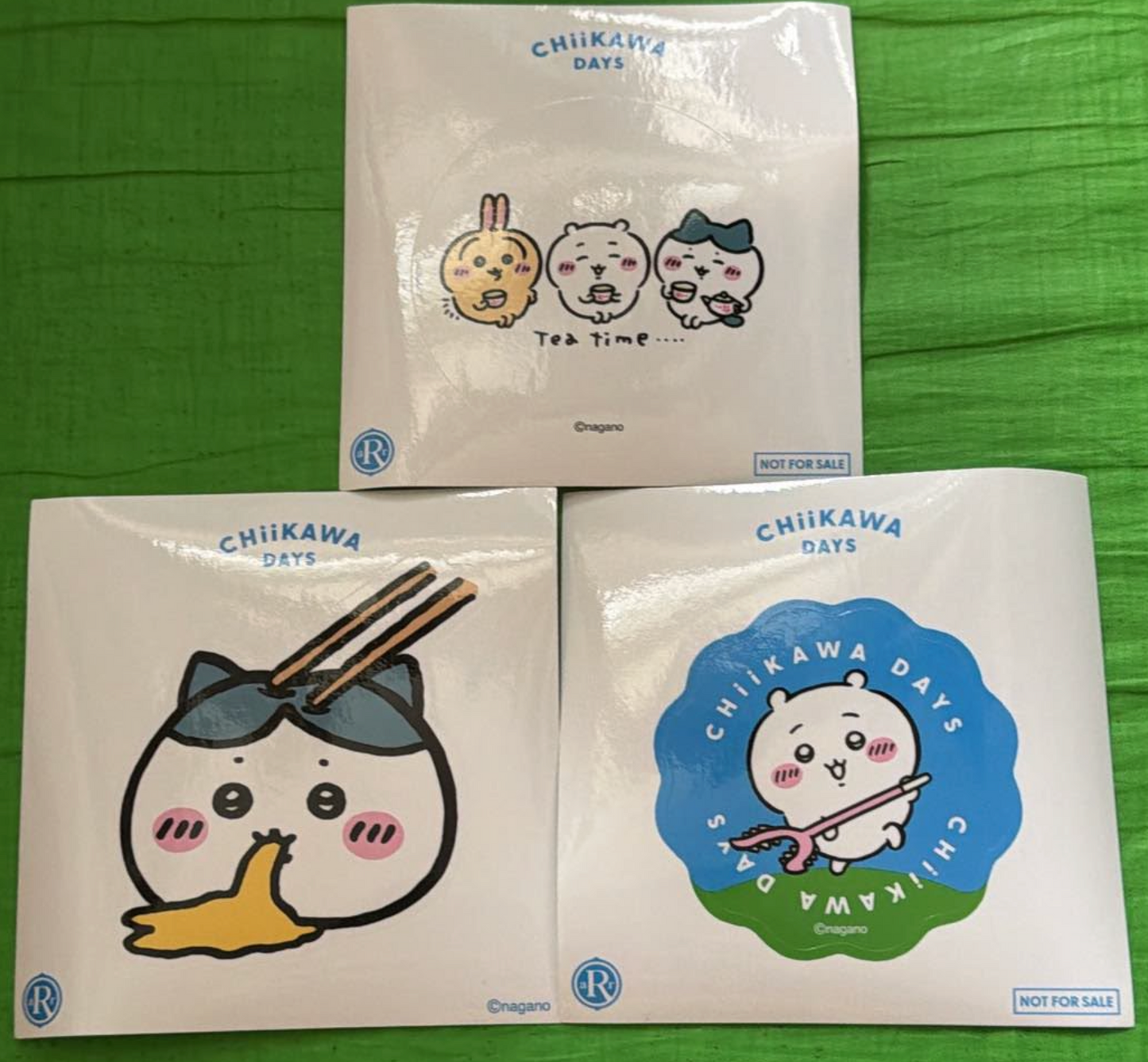 Chiikawa Days 香港限定飲茶系列 非賣品貼紙
