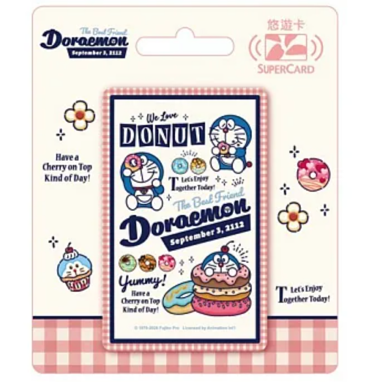 多啦A夢 台灣悠遊卡 甜甜圈Donut
