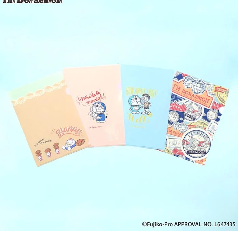 Flowering Doraemon A4 file set