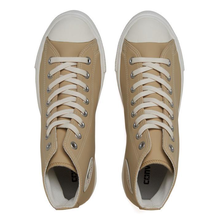 日本限定 Converse All Star Light WR SL HI 超輕量防潑水皮鞋 奶茶色