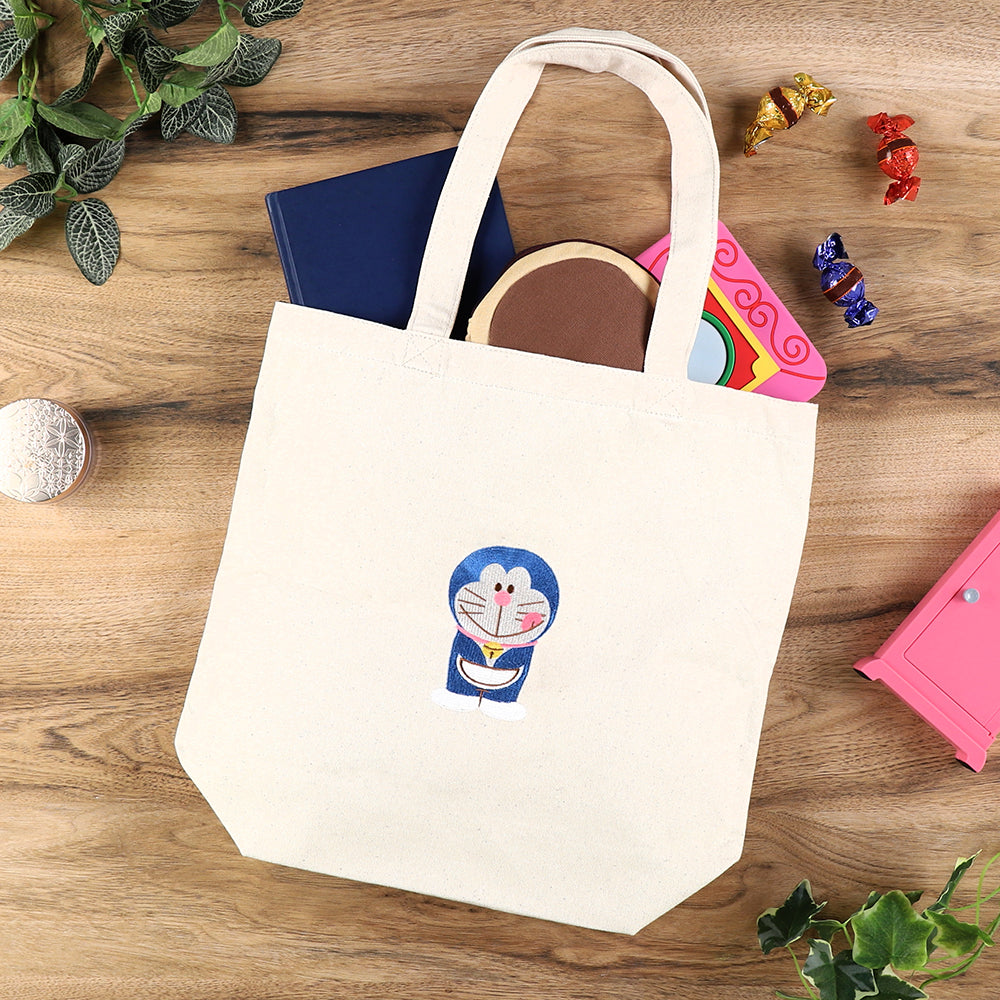 多啦A夢 秘密道具 刺繡Tote Bag(四次元口袋)
