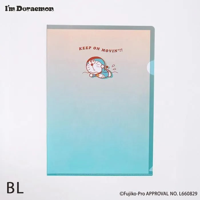 Flowering x 多啦A夢 漸變色A4File
