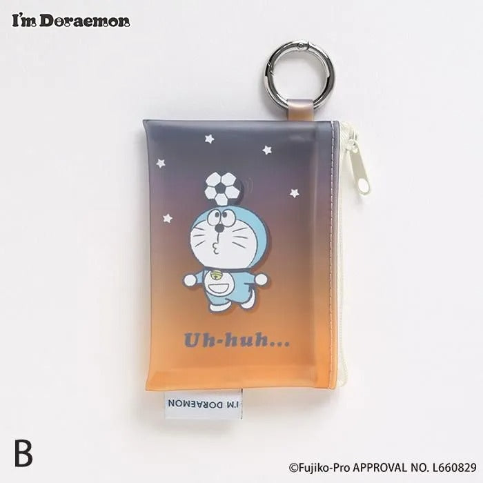 Flowering x 多啦A夢 半透明mini pouch